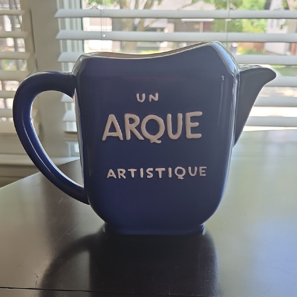 Restoration Hardware Blue and White Ceramic Art Piece